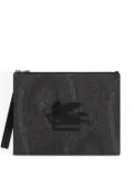 ETRO paisley-pattern clutch bag - Black