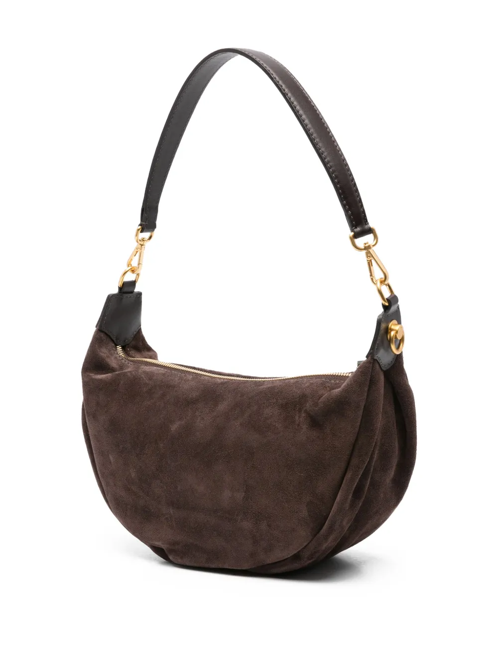 GIANNI CHIARINI Aisha suède schoudertas Bruin