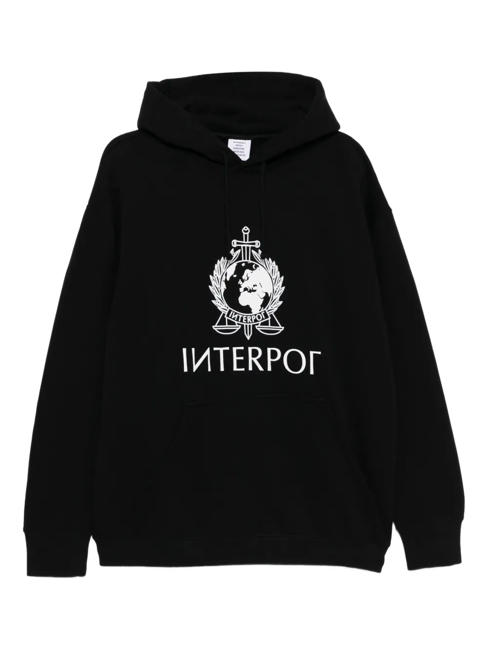 VETE TS Hoodie met grafische print BLACK