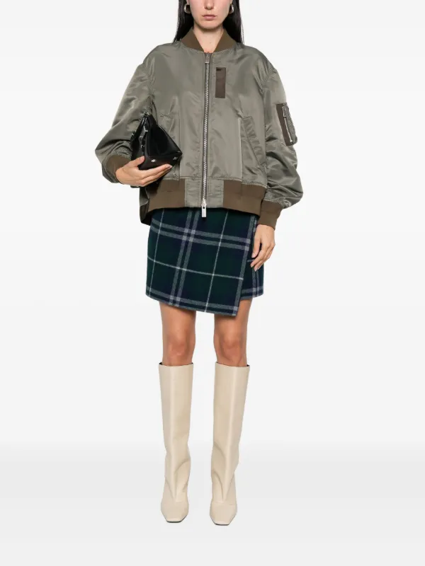 【送料&関税込】Sacai Teddy Cropped Bomber Sacai - Cropped bomber jacket Sacai