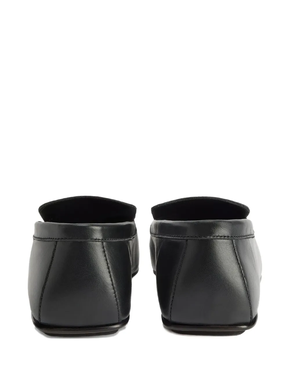 Giuseppe Zanotti Leren loafers - Zwart