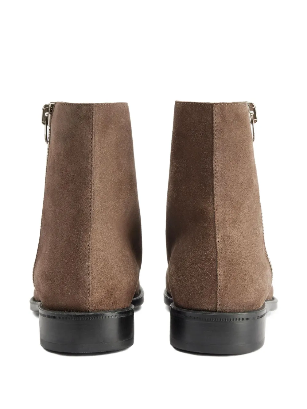 Giuseppe Zanotti Cassian zip-detail suede boots Brown