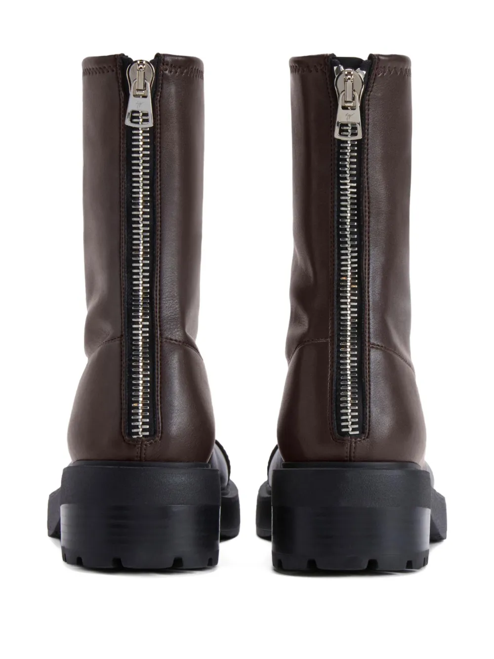Giuseppe Zanotti Junney zip-detail ankle boots Brown