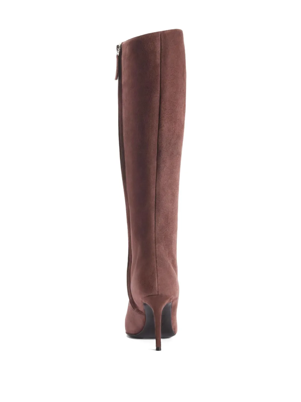 Giuseppe Zanotti 85mm Tamigi suede pointed-toe knee-high boots Brown
