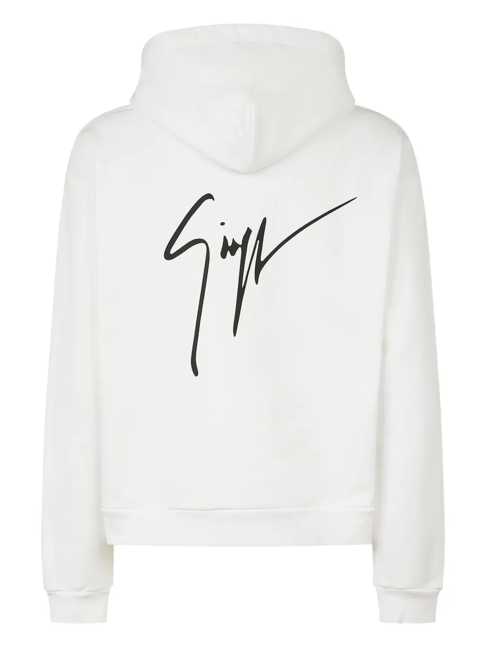 Giuseppe Zanotti Hoodie met logoprint Wit