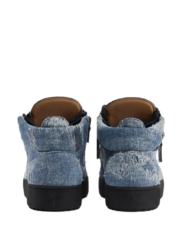 ●GIUSEPPE ZANOTTI●メンズ Kriss ハイカット スニーカー Giuseppe Zanotti Kriss ハイカット スニーカー | ブルー