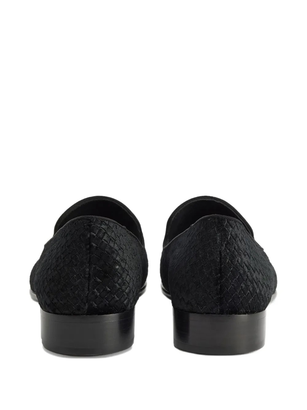 Giuseppe Zanotti Jaky woven loafers Black