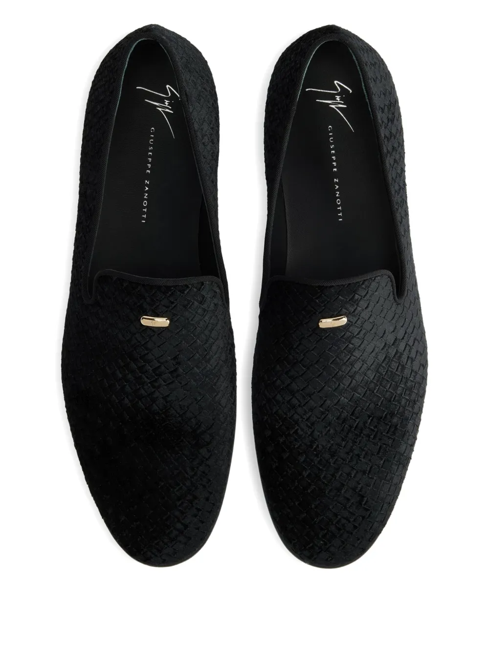 Giuseppe Zanotti Jaky woven loafers Black