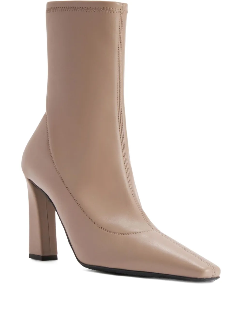 Giuseppe Zanotti Janiee Stretch square-toe ankle boots Neutrals