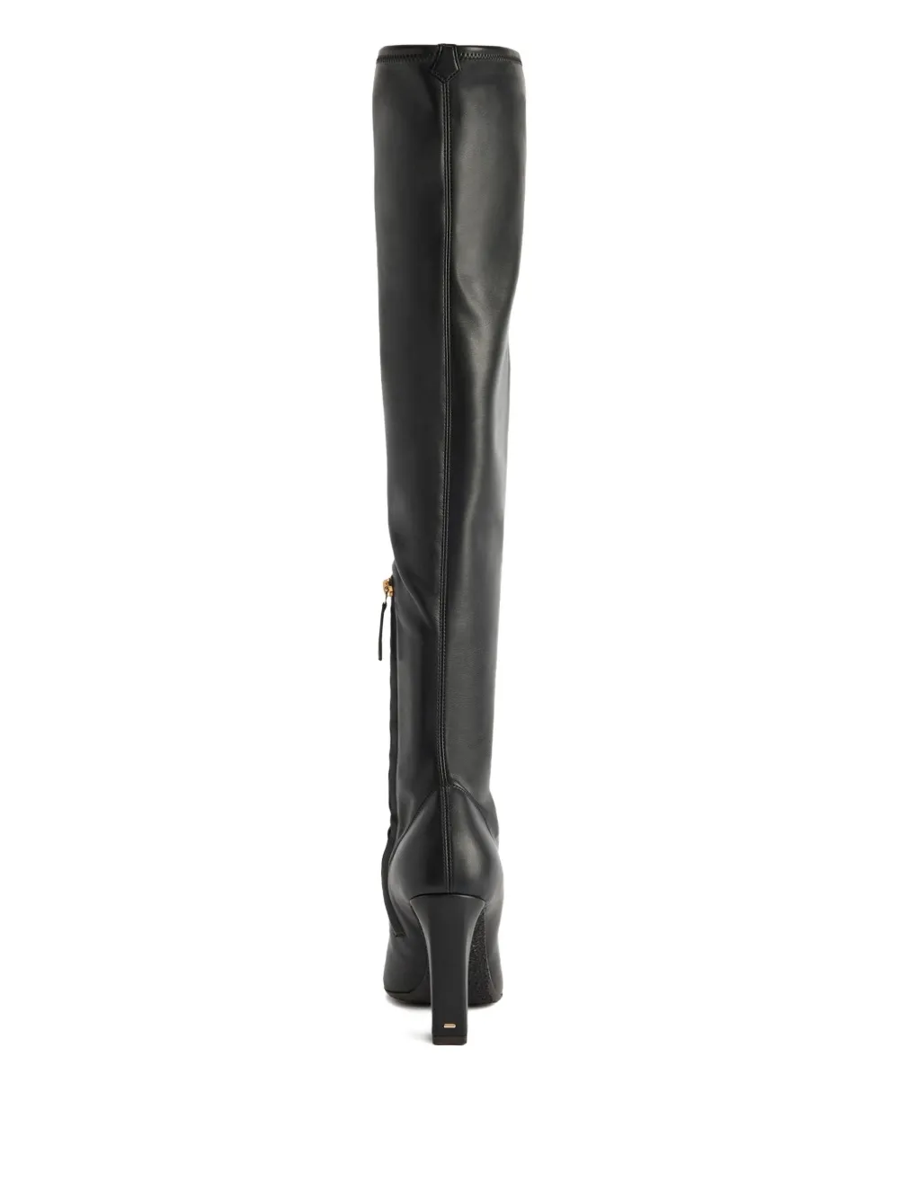 Giuseppe Zanotti square-toe knee-high boots Black