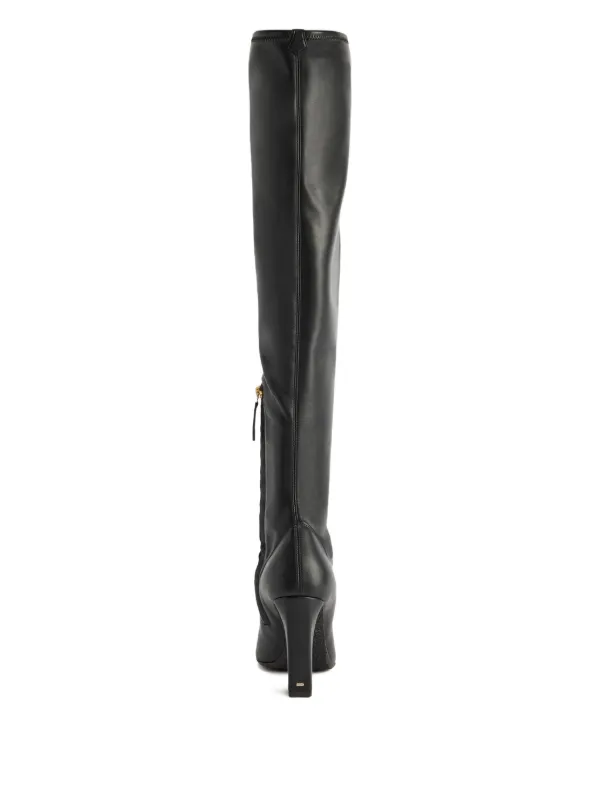 genough7575様 Giuseppe Zanotti square-toe knee-high Boots | Black | FARFETCH