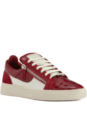 Giuseppe Zanotti Coby ダブルストラップ ミッドカット ベロア