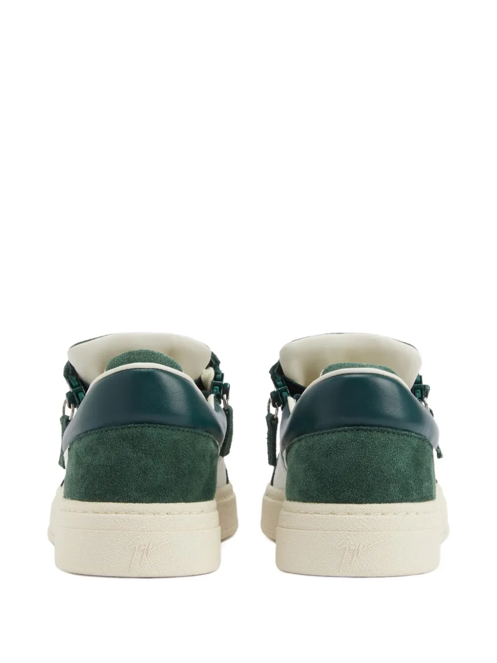 Giuseppe Zanotti Gz94 Frankie zip-detail suede trainers Green