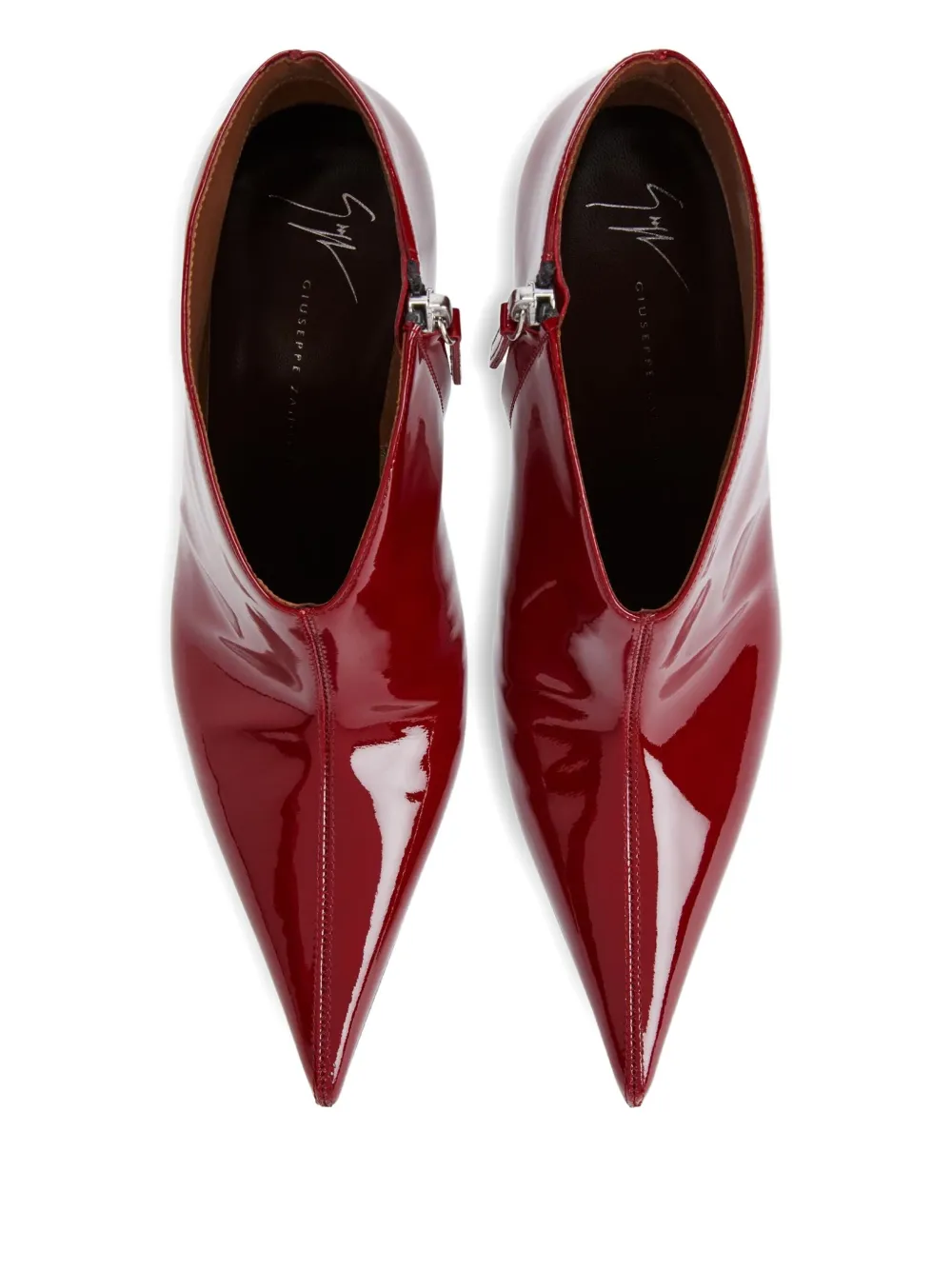 Giuseppe Zanotti Laarzen met puntige neus Rood