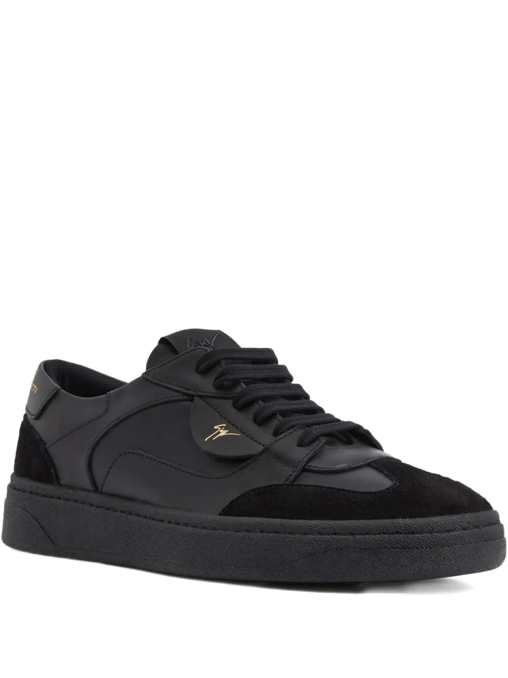 Giuseppe Zanotti GZ94 panelled low-top sneakers Black