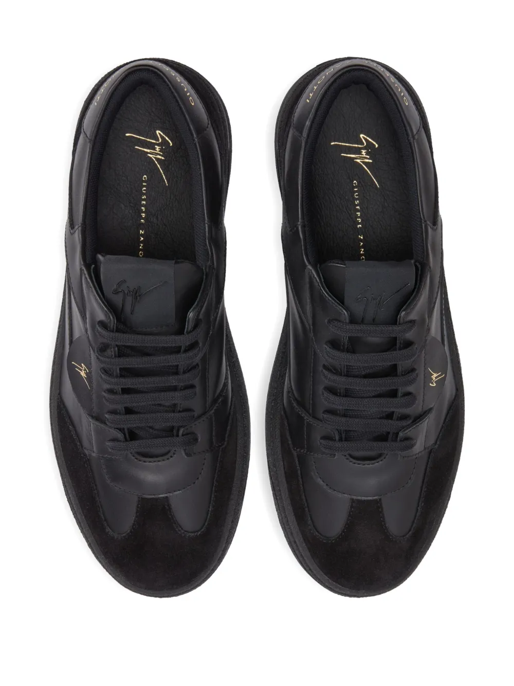 Giuseppe Zanotti GZ94 panelled low-top sneakers Black