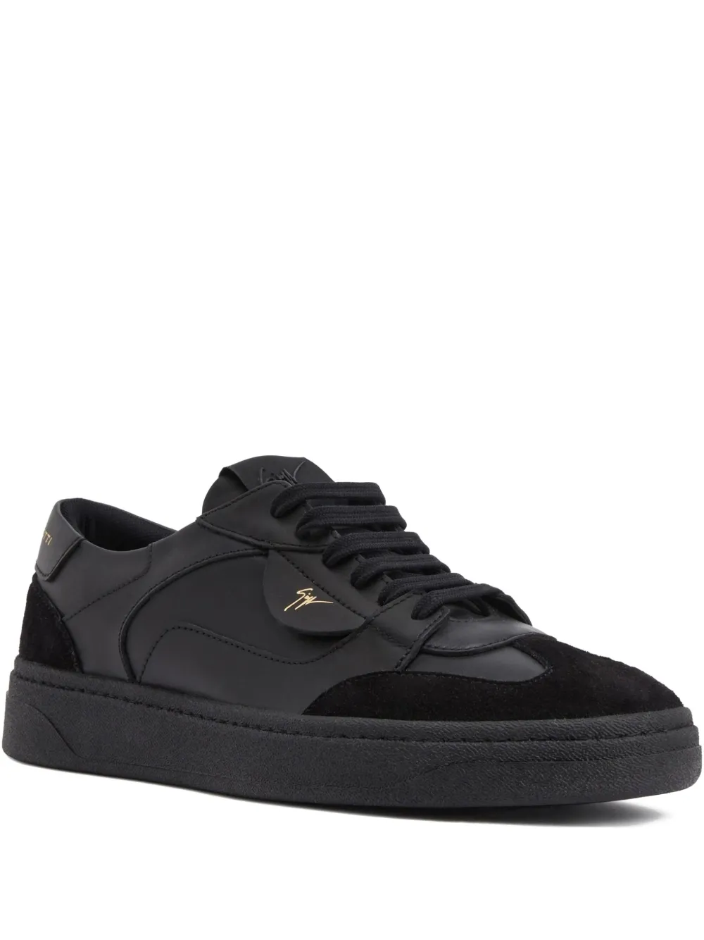 Giuseppe Zanotti GZ94 panelled low-top sneakers Black