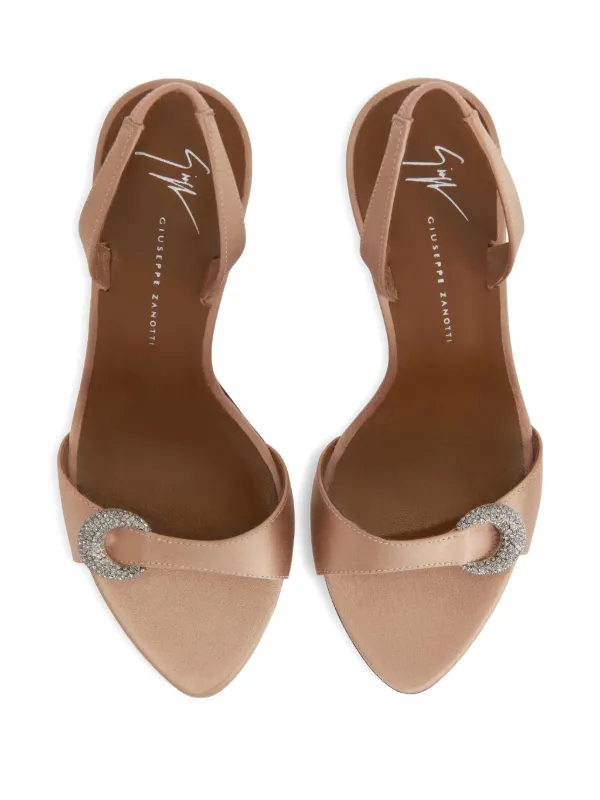 giuseppe zanotti ビジューサンダル Giuseppe Zanotti ビジュートリム サンダル | ピンク | FARFETCH JP