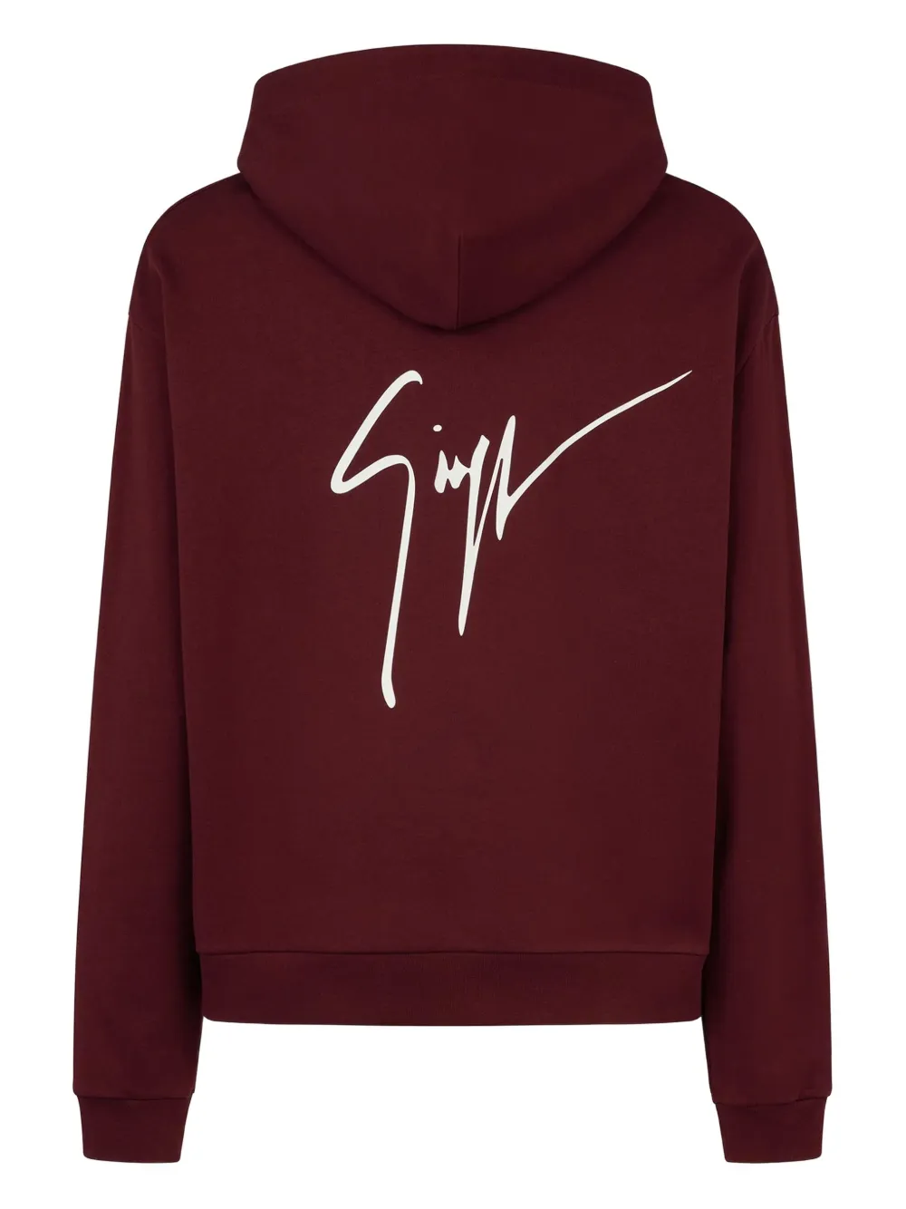 Giuseppe Zanotti Hoodie met logoprint Rood