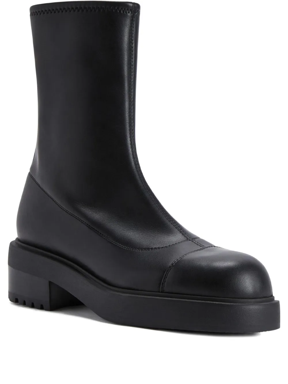 Giuseppe Zanotti zip-detail platform boots Black