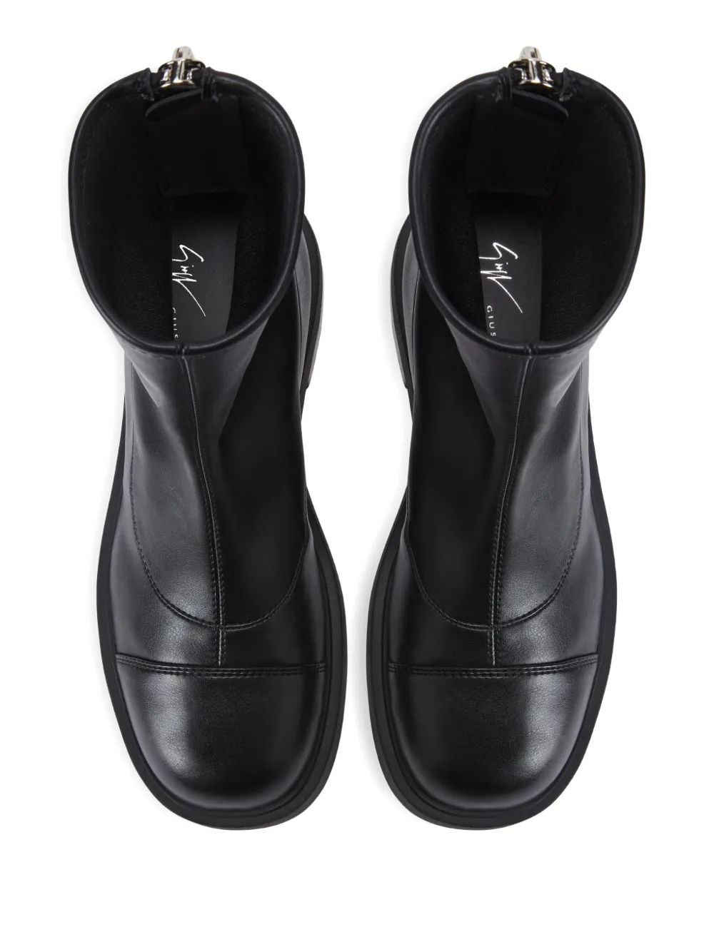 Giuseppe Zanotti zip-detail platform boots Black
