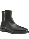Giuseppe Zanotti zip-detail leather boots - Black