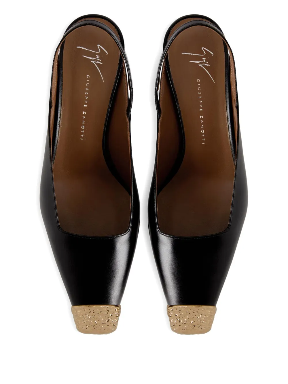 Giuseppe Zanotti Pumps met leren hak Zwart