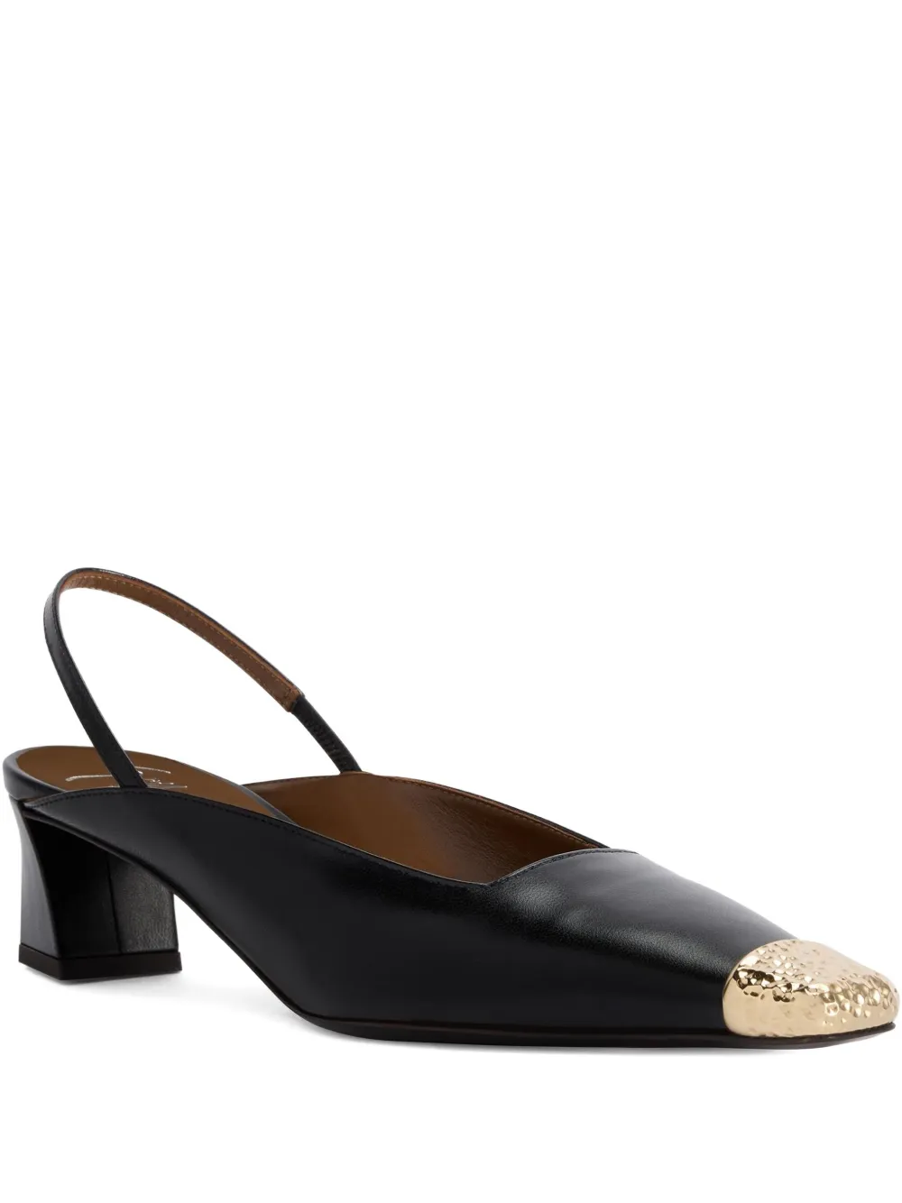 Giuseppe Zanotti leather heeled pumps Black