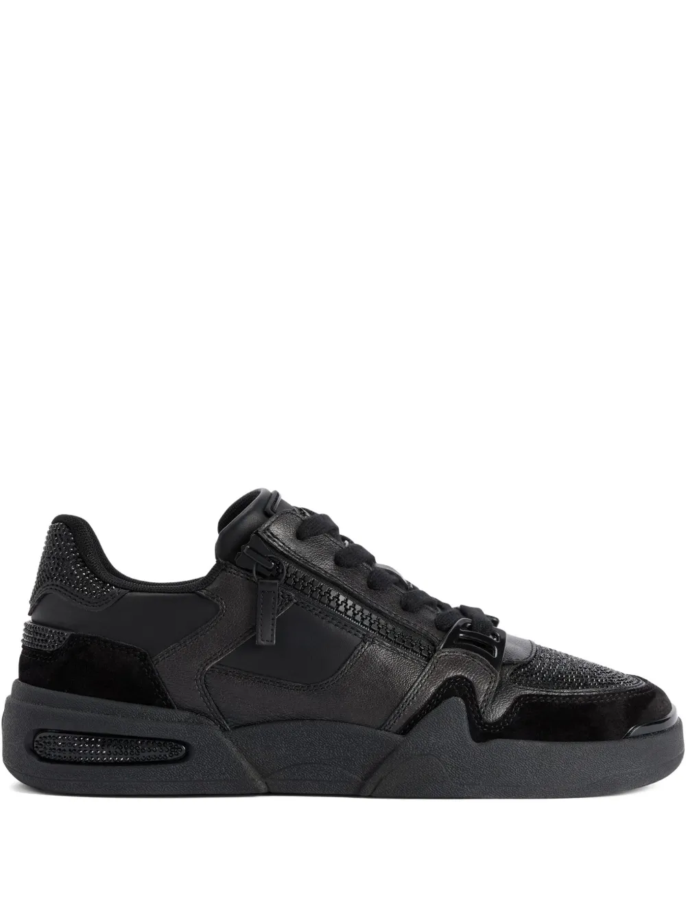 Giuseppe Zanotti Frankie sneakers verfraaid met kristallen Zwart