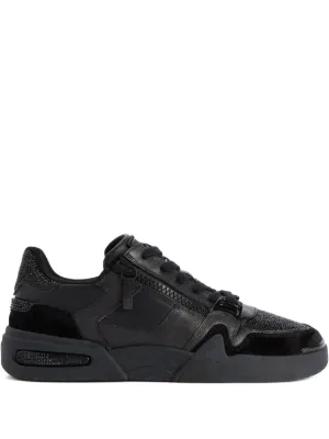 Giuseppe Zanotti Tênis Cano Médio Kriss De Veludo | Preto