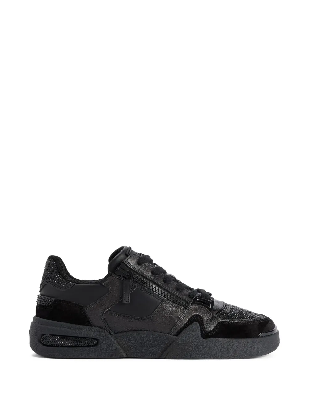 Giuseppe Zanotti Frankie sneakers verfraaid met kristallen Zwart
