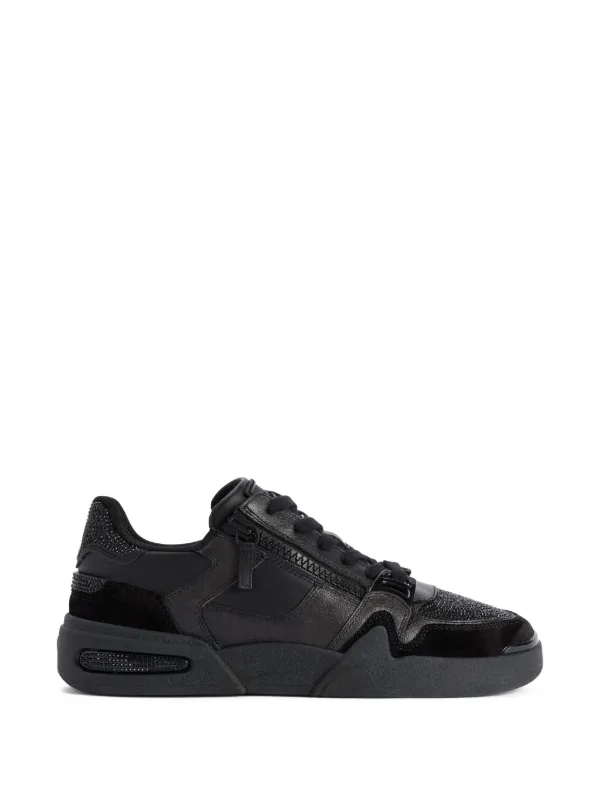 Giuseppe Zanotti Frankie ビジュートリム スニーカー | ブラック
