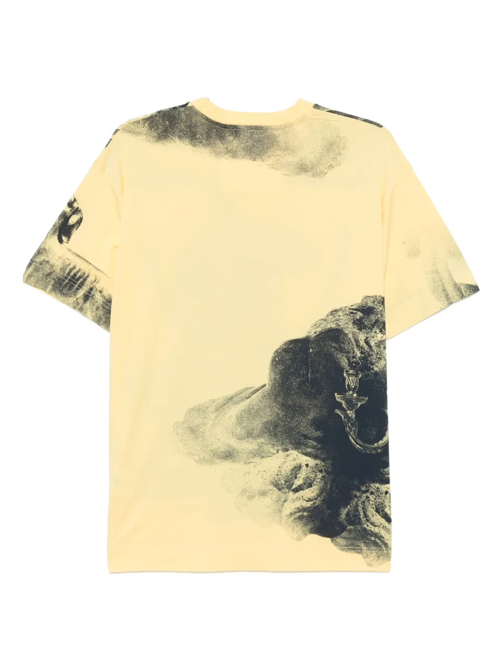 Givenchy printed cotton T-shirt Geel