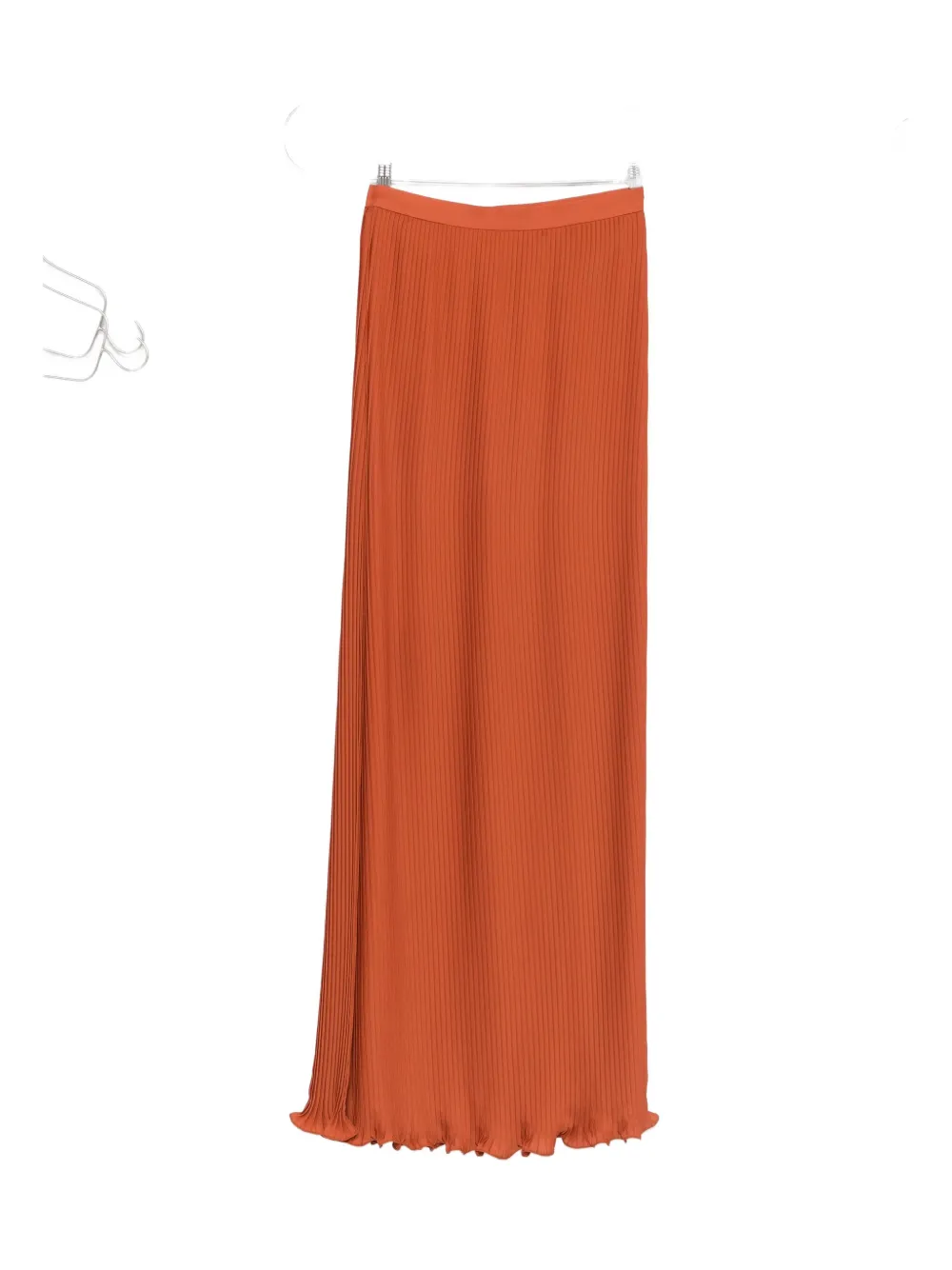 Elie Saab Ribgebreide rok met ruches Oranje