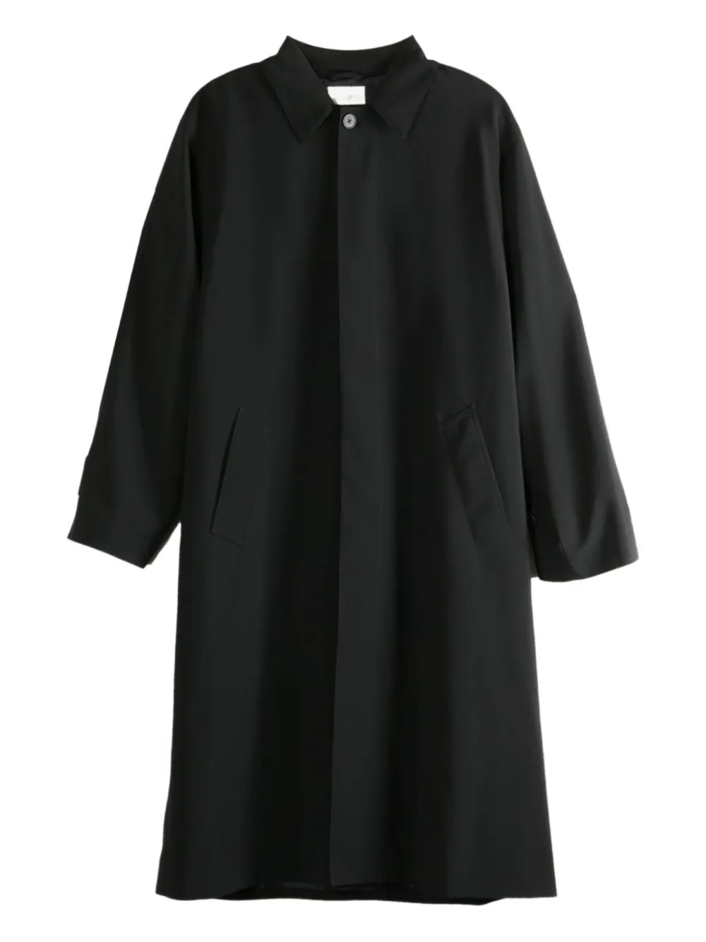 Riku buttoned wool coat