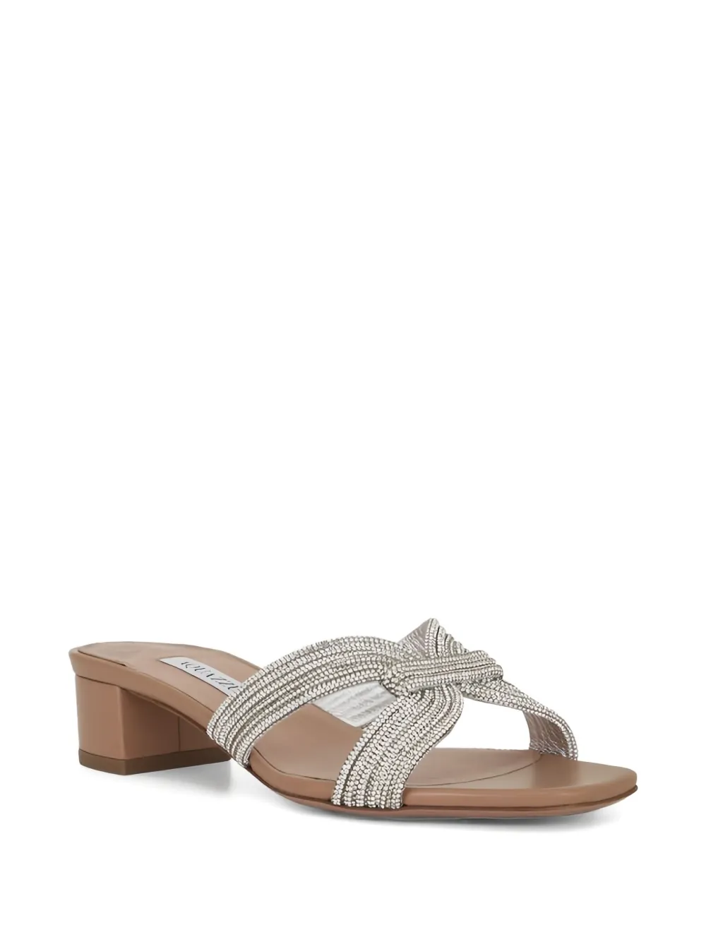 Aquazzura Crystal Muse 35MM low heel sandals | Heeled Sandals | Image 2
