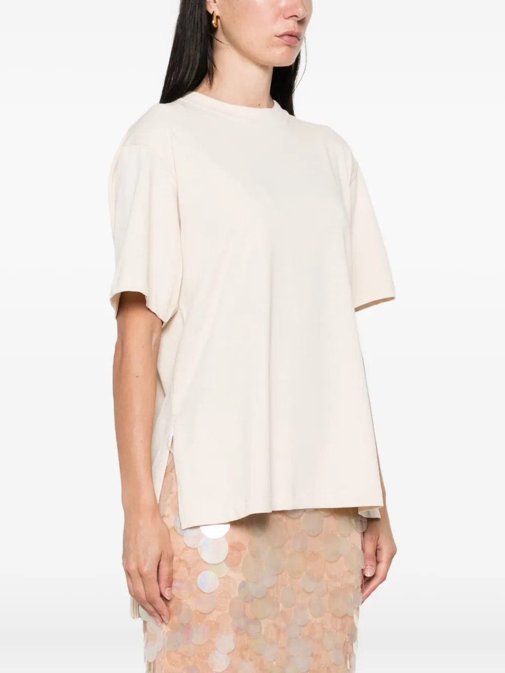Sportmax Top met franje Beige