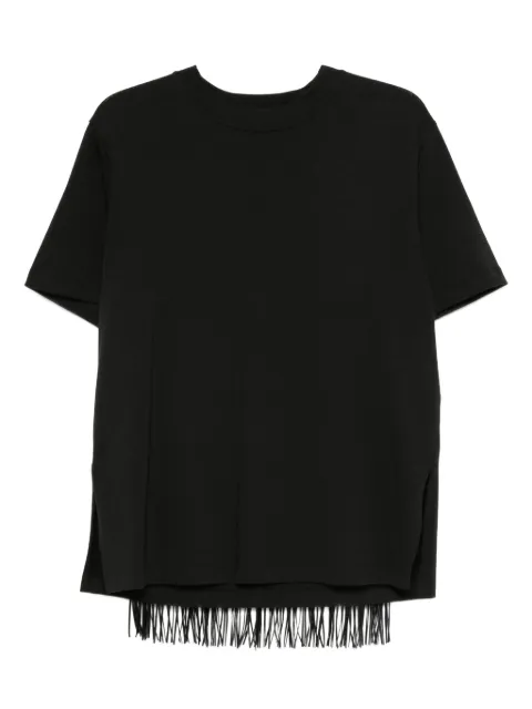 Sportmax playera con detalle de flecos