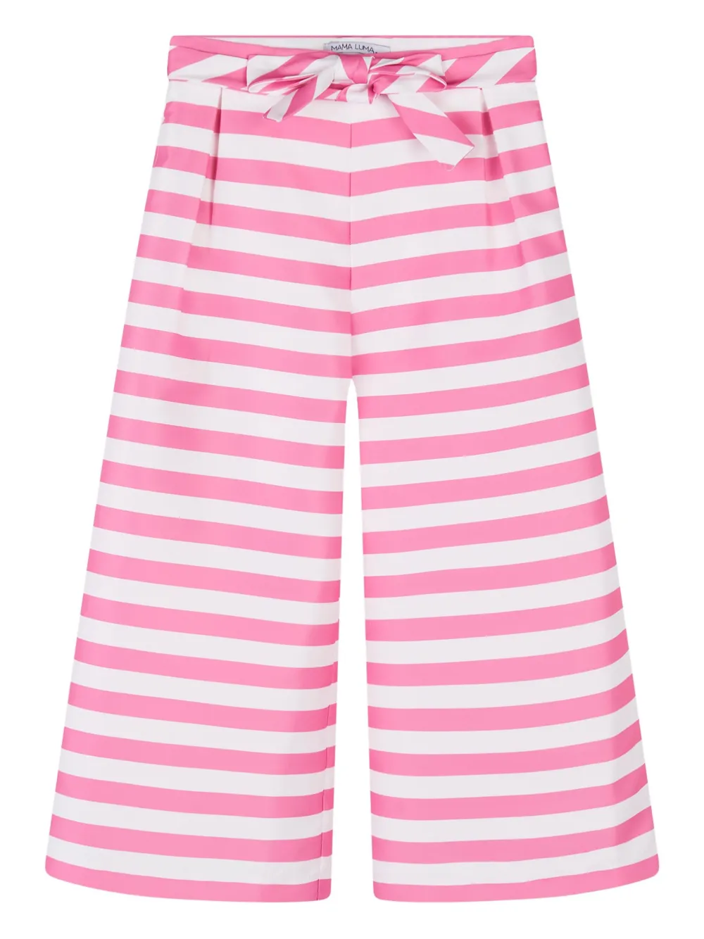 MAMA LUMA KIDS ストライプ ベルテッド パンツ - ピンク MAMA LUMA KIDS ストライプ ベルテッド パンツ - ピンク