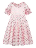 MAMA LUMA KIDS bow-embellished dress - White