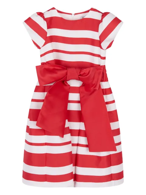 MAMA LUMA KIDS bow striped dress