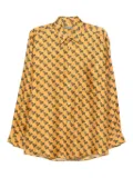 Christian Dior Pre-Owned 1990s printed silk shirt - Yellow