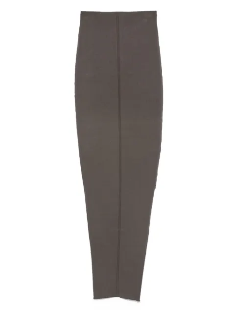 Rick Owens Pillar centre-seam knit skirt