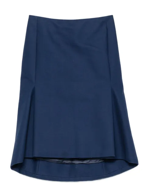Balenciaga Pre-Owned 2010s cotton midi skirt