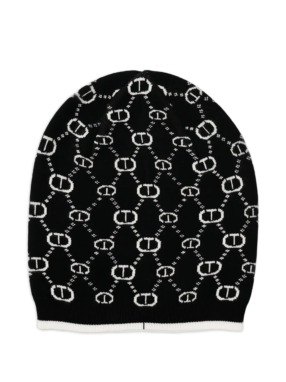 TWINSET Kids monogram-pattern beanie | Boys knitted hats | Image 2