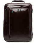 PIQUADRO leather wheeled holdall - Brown