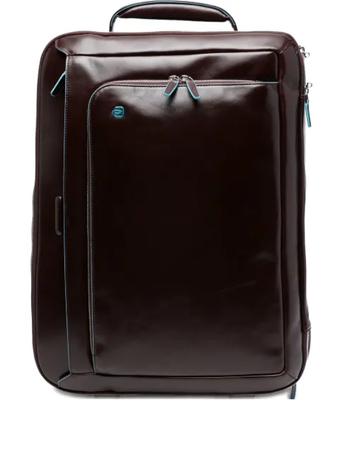 PIQUADRO leather wheeled holdall