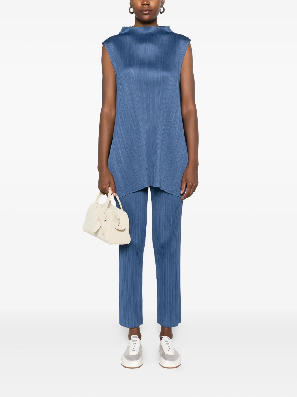 Pleats Please Issey Miyake pleated straight trousers | Straight-Leg Pants | Image 2