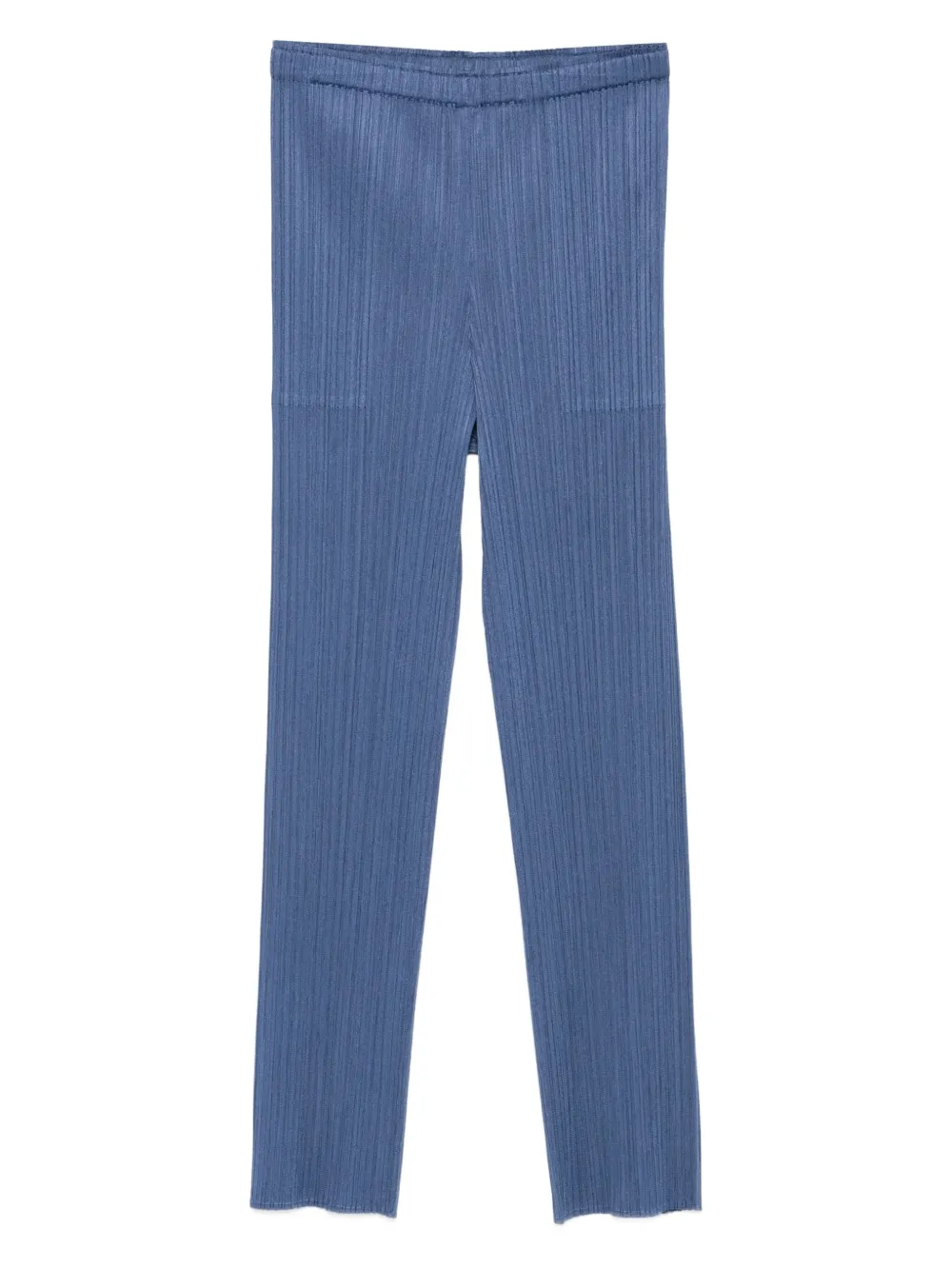 Pleats Please Issey Miyake pleated straight trousers | Blue | Image 1