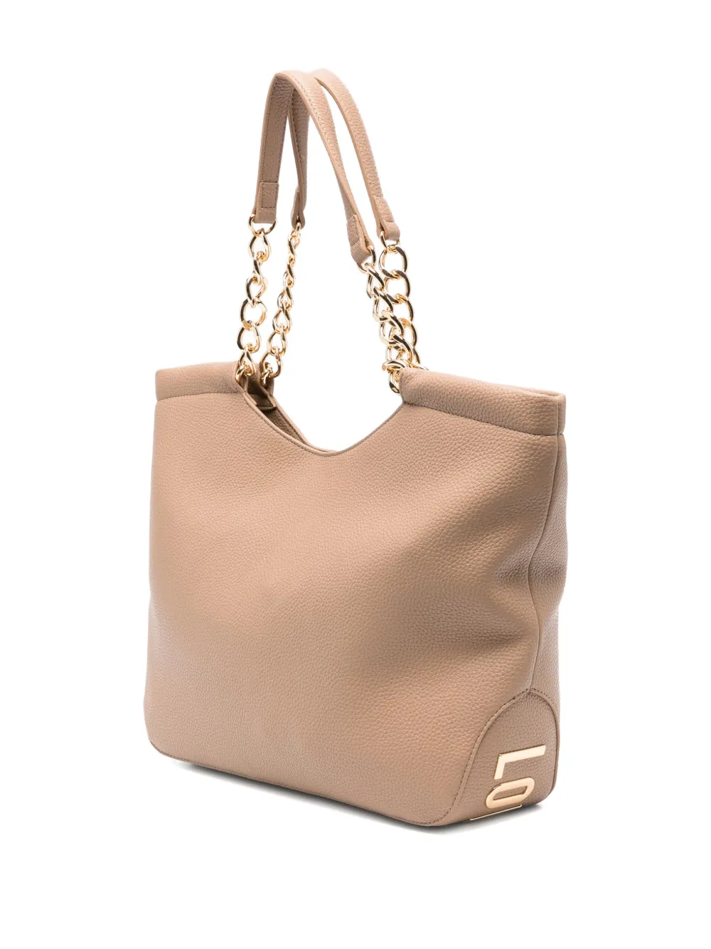 Love Moschino chain-handle tote bag Beige